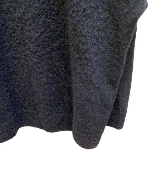 wirrow（ウィロウ）WIRROW (ウィロウ) Alpaca wool wide knit pullover ブラック サイズ:2の古着・服飾アイテム