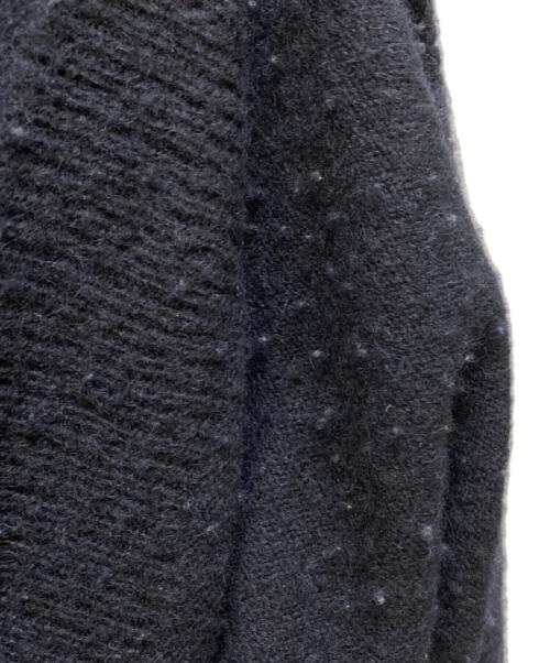 wirrow（ウィロウ）WIRROW (ウィロウ) Alpaca wool wide knit pullover ブラック サイズ:2の古着・服飾アイテム