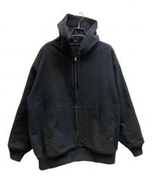 COMOLI（コモリ）の古着「コットンダック ジップパーカ」｜ブラック