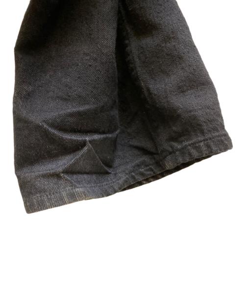 COMOLI（コモリ）COMOLI (コモリ) デニム ベルテッドパンツ ブラック サイズ:2の古着・服飾アイテム