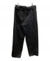 COMOLI (コモリ) デニム ベルテッドパンツ ブラック サイズ:2：30000円
