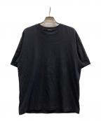 COMOLIコモリ）の古着「コットンジャージ半袖Tシャツ/Z01-05010」｜ブラック