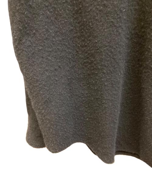 COMOLI（コモリ）COMOLI (コモリ) 縮絨ウールハーフジップシャツ ブラック サイズ:3の古着・服飾アイテム