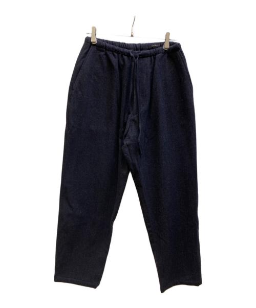 COMOLI（コモリ）COMOLI (コモリ) リファインウールドローストリングパンツ ブラック サイズ:1の古着・服飾アイテム