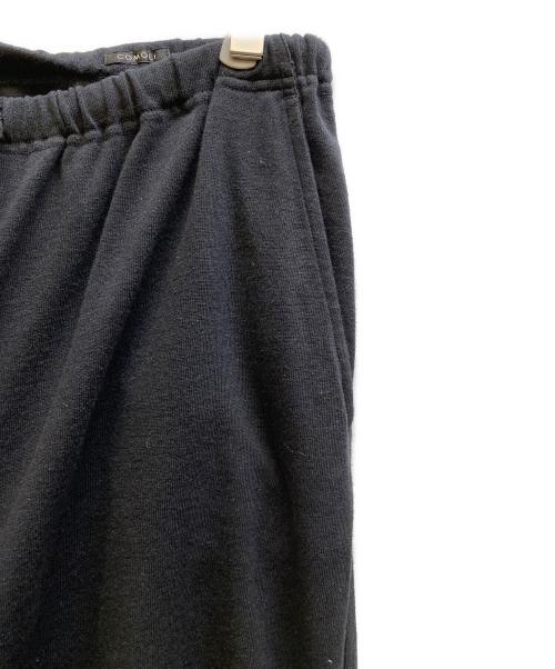 COMOLI（コモリ）COMOLI (コモリ) コットンジャージニータックパンツ ブラック サイズ:1の古着・服飾アイテム