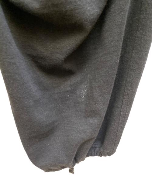 COMOLI（コモリ）COMOLI (コモリ) コットンジャージニータックパンツ ブラック サイズ:1の古着・服飾アイテム