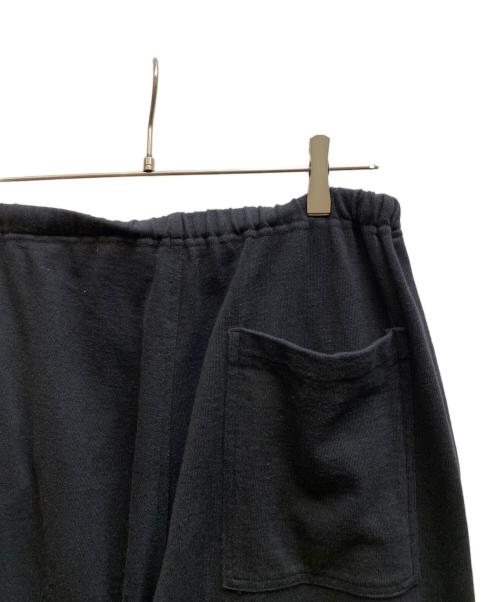 COMOLI（コモリ）COMOLI (コモリ) コットンジャージニータックパンツ ブラック サイズ:1の古着・服飾アイテム