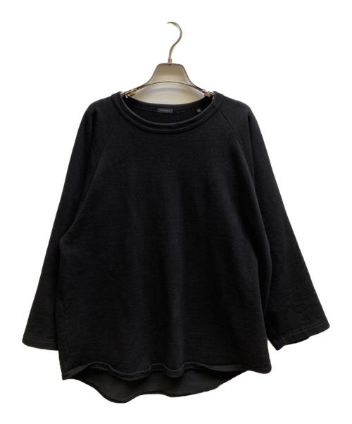 COMOLI（コモリ）COMOLI (コモリ) コットンジャージ ベースボールTシャツ ブラック サイズ:2の古着・服飾アイテム