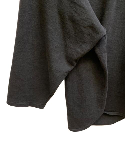 COMOLI（コモリ）COMOLI (コモリ) コットンジャージ ベースボールTシャツ ブラック サイズ:2の古着・服飾アイテム