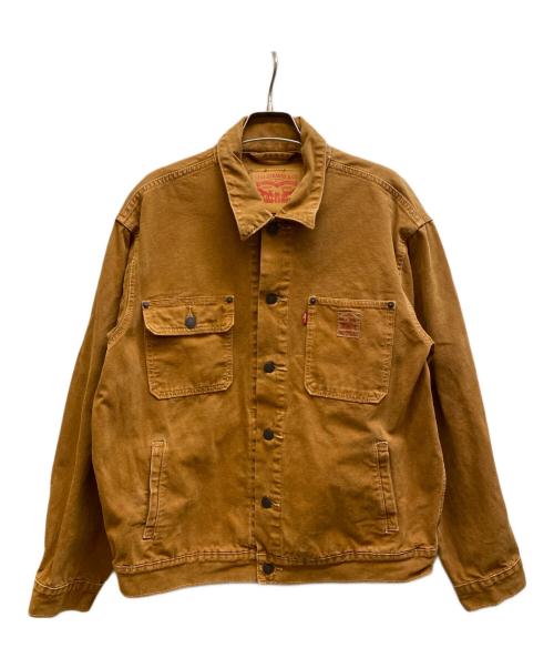 LEVI'S（リーバイス）LEVI'S (リーバイス) ダック トラッカージャケット ブラウン サイズ:Mの古着・服飾アイテム