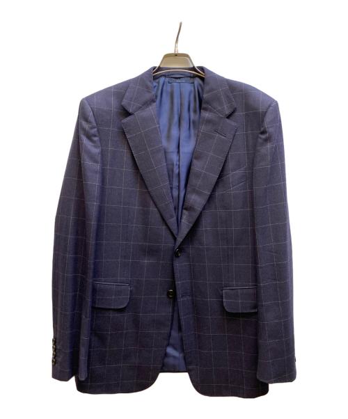 dunhill（ダンヒル）dunhill (ダンヒル) ウールセットアップスーツ ネイビー サイズ:160/100A 160/84Aの古着・服飾アイテム