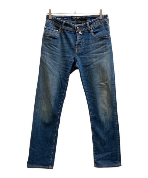 JACOB COHEN（ヤコブコーエン）JACOB COHEN (ヤコブコーエン) ハラコパッチデニムパンツ/J622 インディゴ サイズ:76㎝（W30）の古着・服飾アイテム