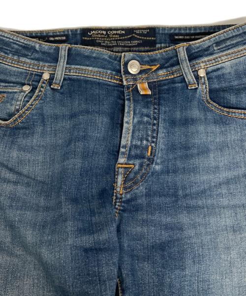 JACOB COHEN（ヤコブコーエン）JACOB COHEN (ヤコブコーエン) ハラコパッチデニムパンツ/J622 インディゴ サイズ:76㎝（W30）の古着・服飾アイテム