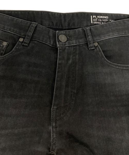 PT TORINO（ピーティートリノ）PT TORINO (ピーティートリノ) ROCKデニムパンツ ブラック サイズ:81㎝（W32）の古着・服飾アイテム