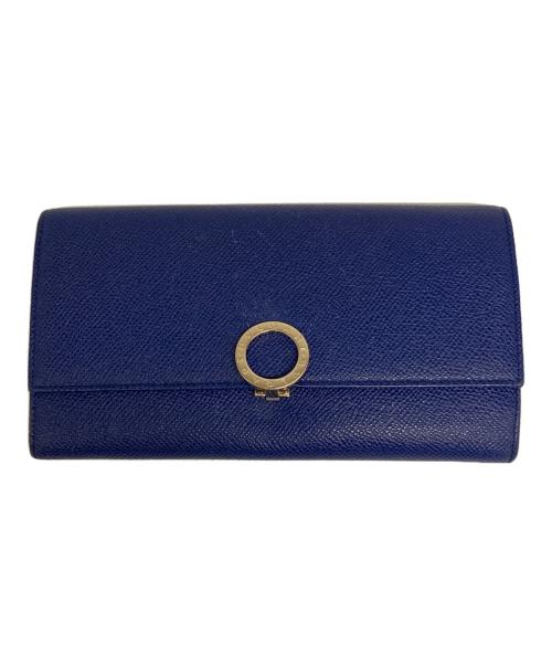 BVLGARI（ブルガリ）BVLGARI (ブルガリ) 長財布/36317 ネイビー サイズ:-の古着・服飾アイテム