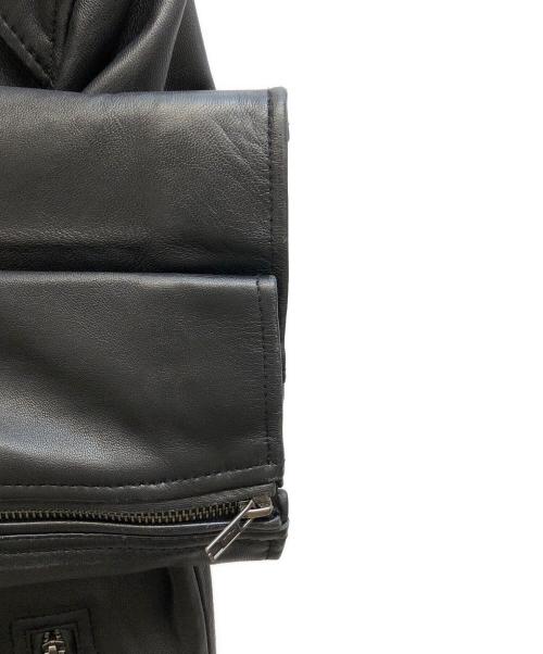Liugoo Leathers（リューグーレザーズ）Liugoo Leathers (リューグーレザーズ) シングルライダースジャケット ブラック サイズ:Sの古着・服飾アイテム
