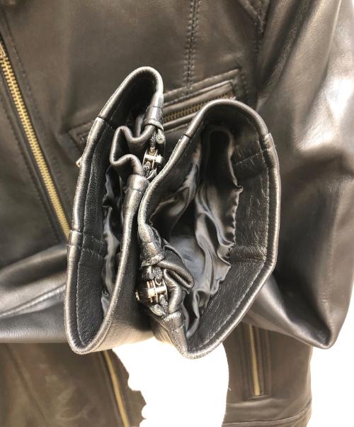 Liugoo Leathers（リューグーレザーズ）Liugoo Leathers (リューグーレザーズ) シングルライダースジャケット ブラック サイズ:Sの古着・服飾アイテム
