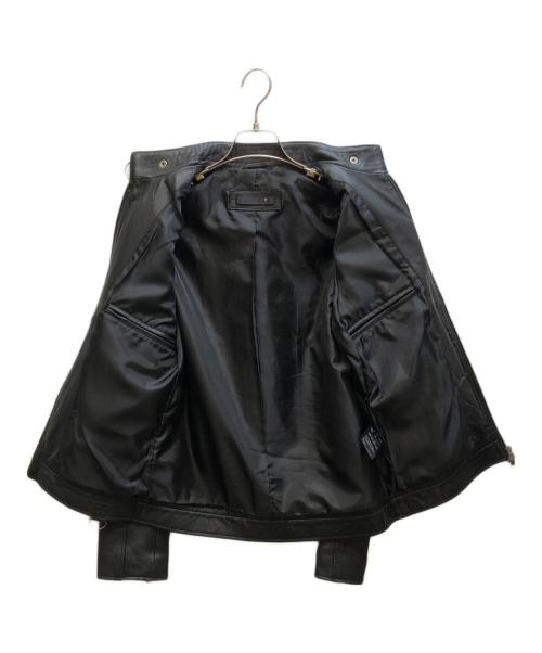 Liugoo Leathers（リューグーレザーズ）Liugoo Leathers (リューグーレザーズ) シングルライダースジャケット ブラック サイズ:Sの古着・服飾アイテム