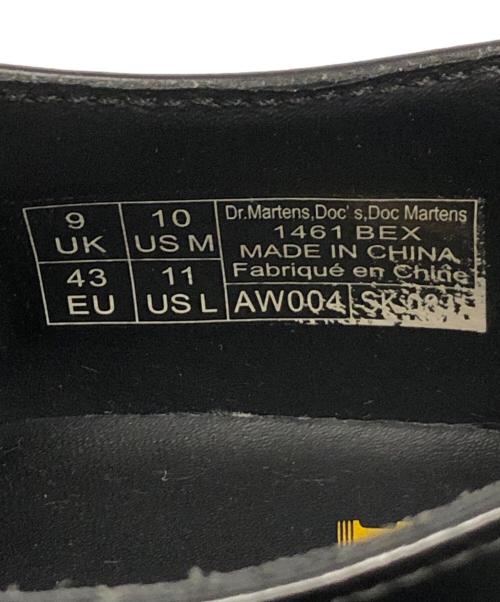 Dr.Martens（ドクターマーチン）Dr.Martens (ドクターマーチン) 3ホールシューズ / 1461 BEX ブラック サイズ:UK9の古着・服飾アイテム
