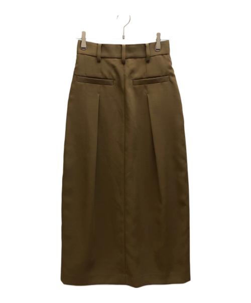 R’IAM-PLAGE（リアムプラージュ）R’IAM-PLAGE (リアムプラージュ) ボリュームスカート ブラウン サイズ:34 未使用品の古着・服飾アイテム