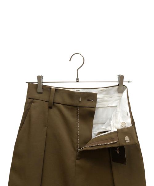 R’IAM-PLAGE（リアムプラージュ）R’IAM-PLAGE (リアムプラージュ) ボリュームスカート ブラウン サイズ:34 未使用品の古着・服飾アイテム