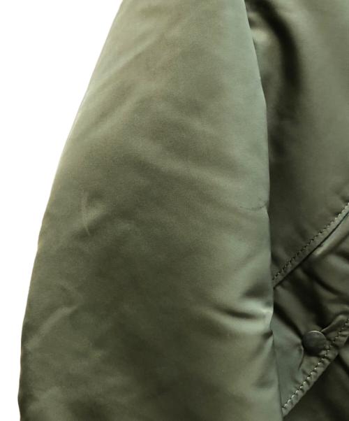 ALPHA（アルファ）ALPHA (アルファ) MA-1ジャケット グリーン サイズ:LARGEの古着・服飾アイテム