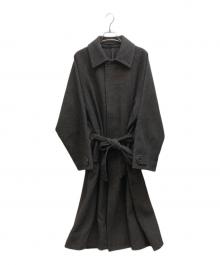 STEVEN ALAN（スティーブンアラン）の古着「COOKIE CLTH BALMACAAN COAT」｜ブラウン