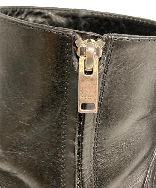 Saint Laurent Paris（サンローランパリ）Saint Laurent Paris (サンローランパリ) Wyatt Harness Ring Bootブーツ/379755 ブラック サイズ:41の古着・服飾アイテム