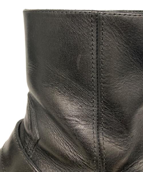 Saint Laurent Paris（サンローランパリ）Saint Laurent Paris (サンローランパリ) Wyatt Harness Ring Bootブーツ/379755 ブラック サイズ:41の古着・服飾アイテム