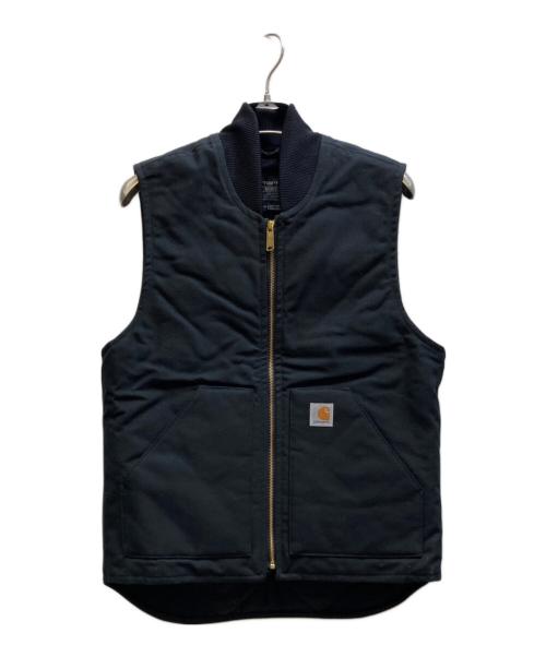 CarHartt（カーハート）CarHartt (カーハート) ダック キルティング ベスト/V01-BLK ブラック サイズ:Sの古着・服飾アイテム