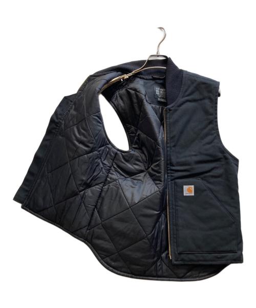 CarHartt（カーハート）CarHartt (カーハート) ダック キルティング ベスト/V01-BLK ブラック サイズ:Sの古着・服飾アイテム