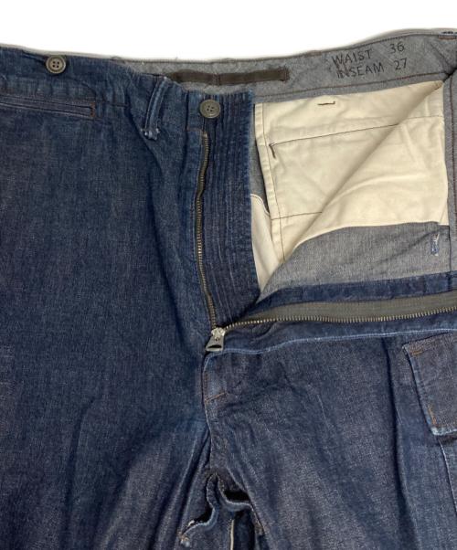 RRL（ダブルアールエル）RRL (ダブルアールエル) SURPLUS CARGO PANT/BEAMSPLUS別注 インディゴ サイズ:91㎝/W36の古着・服飾アイテム