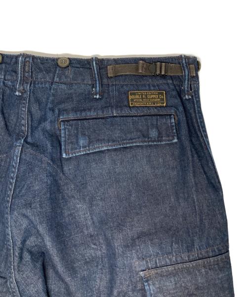 RRL（ダブルアールエル）RRL (ダブルアールエル) SURPLUS CARGO PANT/BEAMSPLUS別注 インディゴ サイズ:91㎝/W36の古着・服飾アイテム