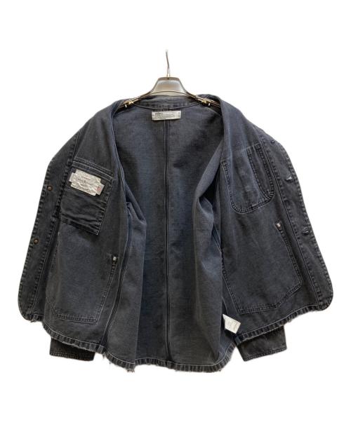 DAIRIKU（ダイリク）DAIRIKU (ダイリク) Vintage Wash Denim Cover All/22AW D-2 ブラック サイズ:Lの古着・服飾アイテム