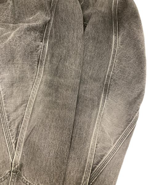 DAIRIKU（ダイリク）DAIRIKU (ダイリク) Vintage Wash Denim Cover All/22AW D-2 ブラック サイズ:Lの古着・服飾アイテム