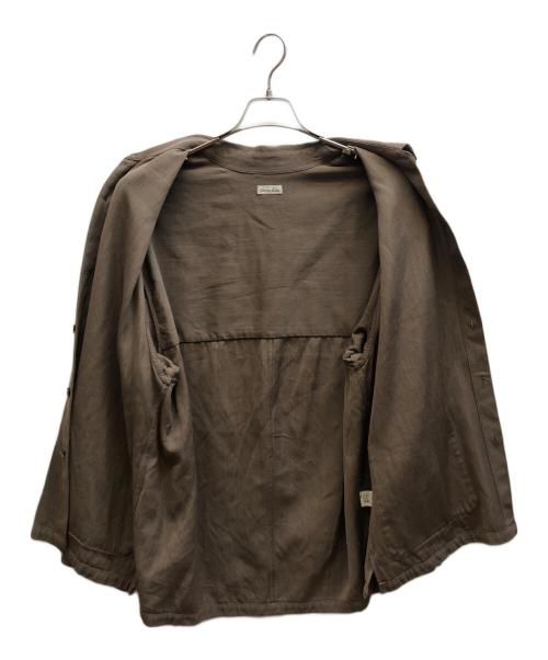 STEVEN ALAN（スティーブンアラン）STEVEN ALAN (スティーブンアラン) MOKU CAVALRY TWILL SHIRTALL/シャツジャケット / 8125-104-0559 ブラウン サイズ:Lの古着・服飾アイテム