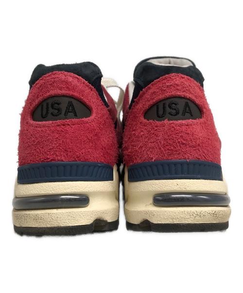 NEW BALANCE（ニューバランス）NEW BALANCE (ニューバランス) M990AD2 ネイビー×レッド サイズ:US9の古着・服飾アイテム