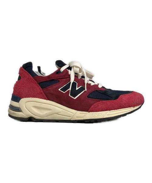 NEW BALANCE（ニューバランス）NEW BALANCE (ニューバランス) M990AD2 ネイビー×レッド サイズ:US9の古着・服飾アイテム