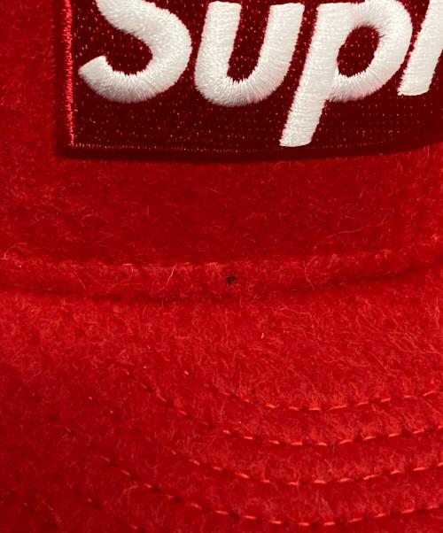 SUPREME（シュプリーム）SUPREME (シュプリーム) New Era (ニューエラ) Brushed Wool Box Logo Cap レッド サイズ:71/2　59.6㎝の古着・服飾アイテム