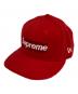 SUPREME（シュプリーム）の古着「Brushed Wool Box Logo Cap」｜レッド