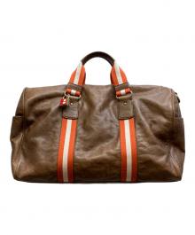 BALLY（バリー）の古着「レザーボストンバッグ」｜ブラウン