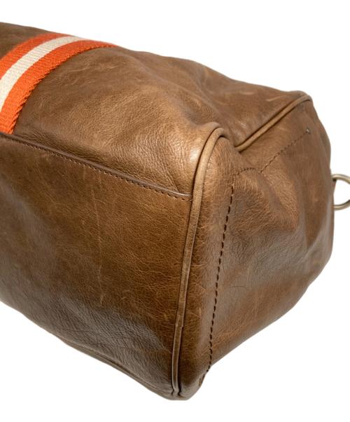 BALLY（バリー）BALLY (バリー) レザーボストンバッグ ブラウンの古着・服飾アイテム