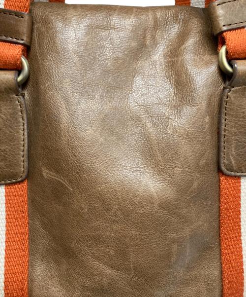 BALLY（バリー）BALLY (バリー) レザーボストンバッグ ブラウンの古着・服飾アイテム