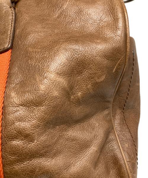 BALLY（バリー）BALLY (バリー) レザーボストンバッグ ブラウンの古着・服飾アイテム