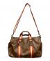 BALLY (バリー) レザーボストンバッグ ブラウン：15000円
