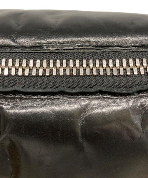 BOTTEGA VENETA（ボッテガベネタ）BOTTEGA VENETA (ボッテガベネタ) マキシイントレチャートクラッチバッグ ブラックの古着・服飾アイテム
