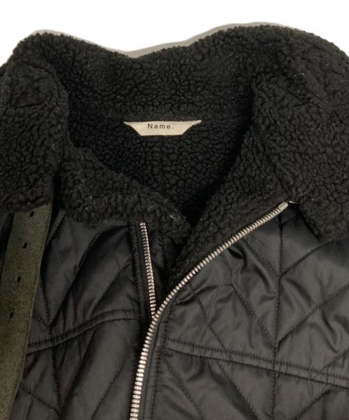 Name.（ネーム）Name. (ネーム) QUILT BOMBER JACKET ブラック サイズ:2の古着・服飾アイテム