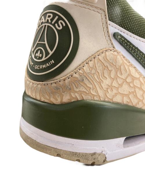 NIKE（ナイキ）NIKE (ナイキ) Paris Saint-Germain (パリサンジェルマン) Air Jordan Legacy 312 Low グリーン サイズ:US12の古着・服飾アイテム