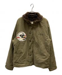 US NAVY（ユーエスネイビー）の古着「N-1デッキジャケット / NXsx 70201」｜カーキ