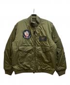C.A.B.CLOTHINGキャブクロージング）の古着「フライトジャケット」｜カーキ
